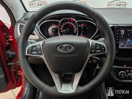 ВАЗ (Lada), Vesta, 1600, 145, бензин, седан, механика, передний привод, среднее состояние, левый, красный, 799 000 ₽