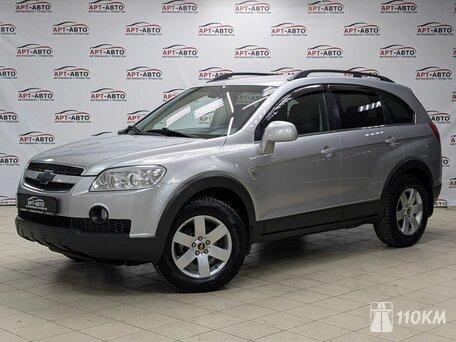 Chevrolet, Captiva, 2400, 136, бензин, внедорожник, механика, полный привод, среднее состояние, левый, серебряный, 749 000 ₽