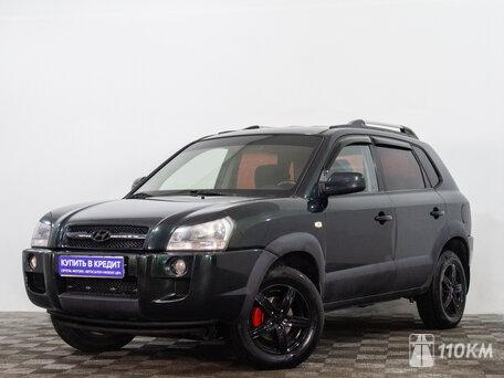 Hyundai, Tucson, 2000, 141, бензин, внедорожник, автомат, полный привод, среднее состояние, левый, зеленый, 719 000 ₽