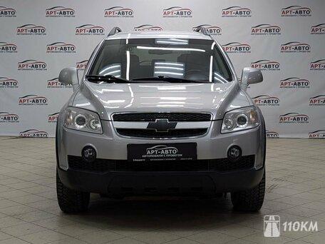 Chevrolet, Captiva, 2400, 136, бензин, внедорожник, механика, полный привод, среднее состояние, левый, серебряный, 749 000 ₽