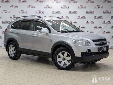 Chevrolet, Captiva, 2400, 136, бензин, внедорожник, механика, полный привод, среднее состояние, левый, серебряный, 749 000 ₽