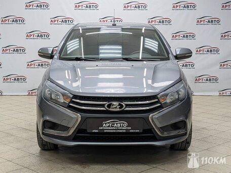ВАЗ (Lada), Vesta, 1600, 145, бензин, седан, механика, передний привод, среднее состояние, левый, серый, 649 000 ₽