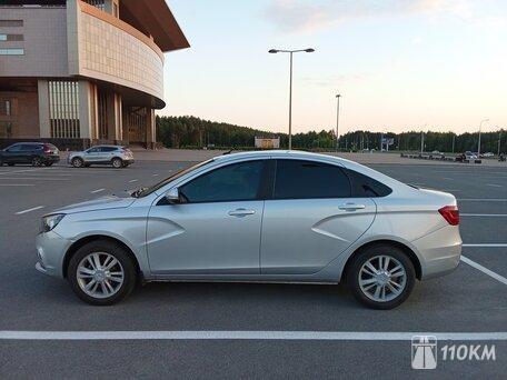 ВАЗ (Lada), Vesta, 1600, 145, бензин, седан, механика, передний привод, среднее состояние, левый, серебряный, 920 000 ₽